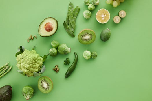 colorful array of fresh fruits and vegetables